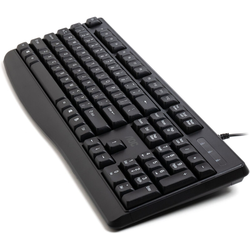 Клавиатура AOC KB120B USB UA Black (KB120B/97)