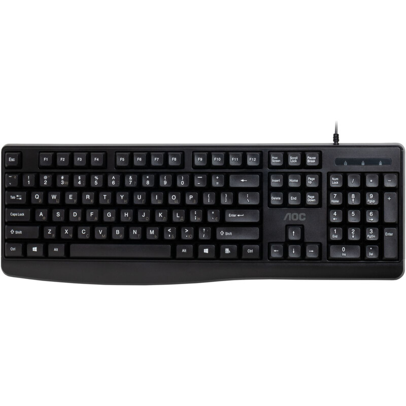 Клавиатура AOC KB120B USB UA Black (KB120B/97)
