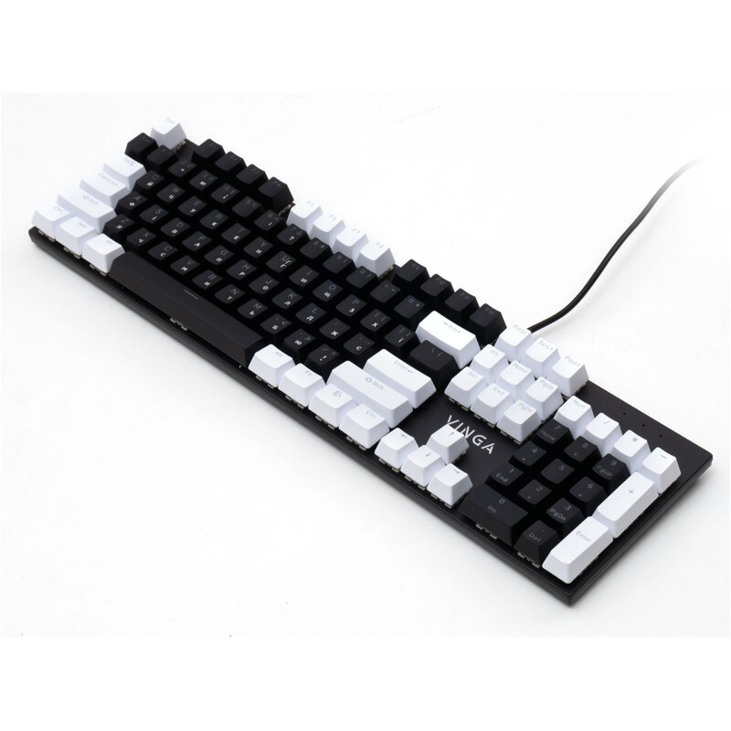 Клавиатура Vinga KBGM-095BR White/Black