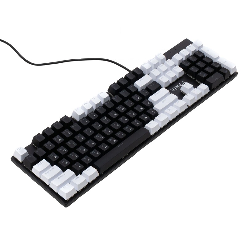Клавиатура Vinga KBGM-095Y White/Black
