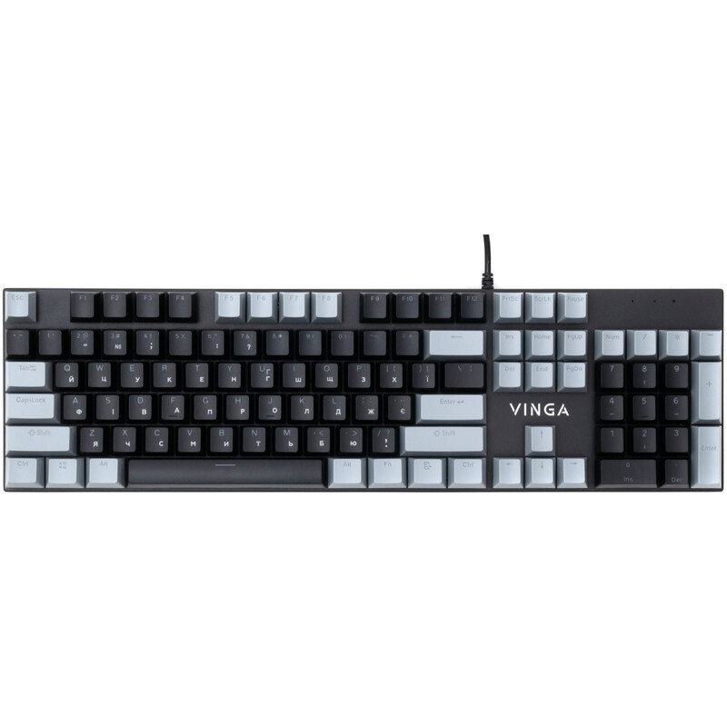 Клавиатура Vinga KBGM-090R Grey/Black