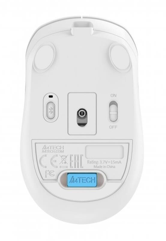 Мышь беспроводная A4Tech Fstyler FG10CS Air2 Grayish White