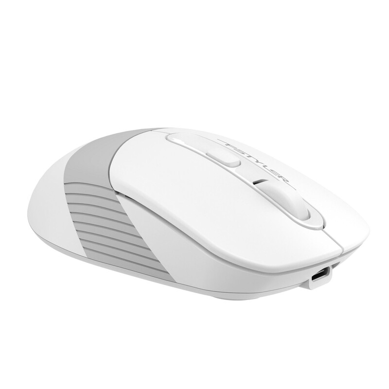 Мышь беспроводная A4Tech Fstyler FG10CS Air2 Grayish White