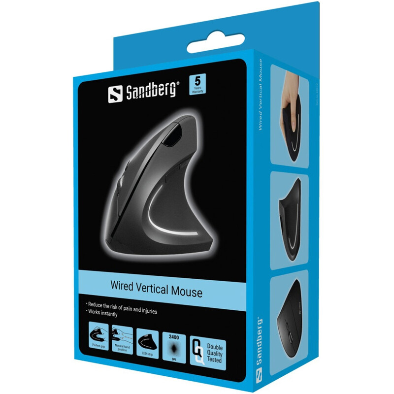 Миша Sandberg Vertical Mouse Pro USB Black (630-14)