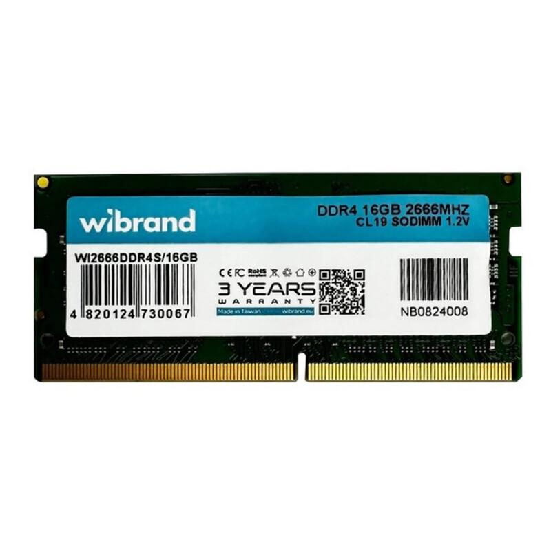Модуль памяти DDR4 16GB/2666 Wibrand (WI2666DDR4S/16GB)