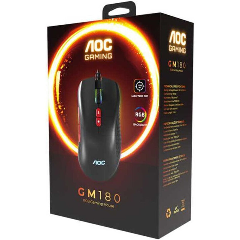 Мышь AOC GM180B LED Black
