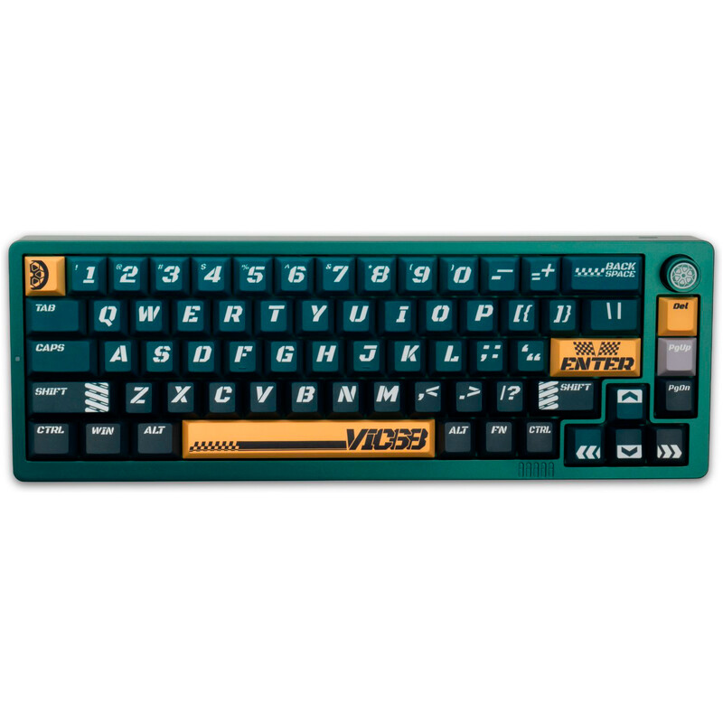 Клавiатура Thunderobot VIC68 TTC Ultra RGB King Magnetic Switch USB Parrot Green