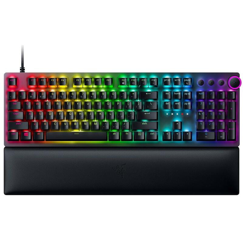 Клавиатура Razer Huntsman V2 Purple Optical Switch Black (RZ03-03931300-R3R1)