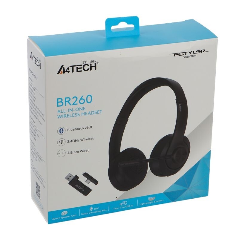 Bluetooth-гарнітура A4Tech Fstyler BR260 Black