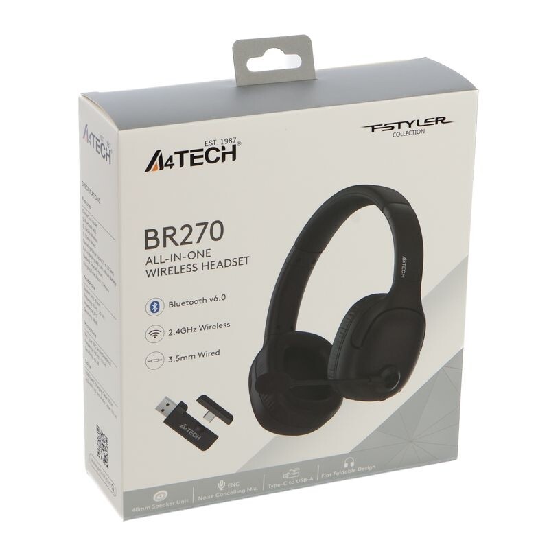 Bluetooth-гарнітура A4Tech Fstyler BR270 Black