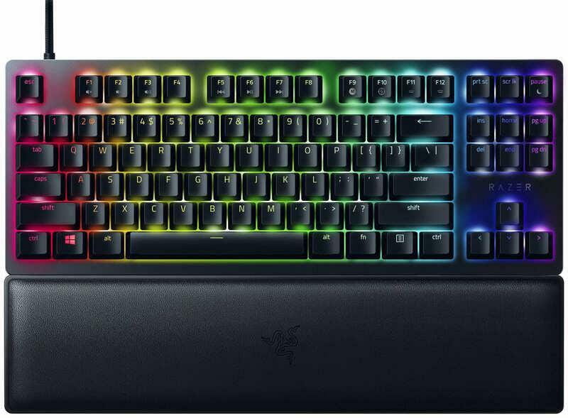 Клавиатура Razer Huntsman V2 TKL Purple Switch Black (RZ03-03941400-R3R1)