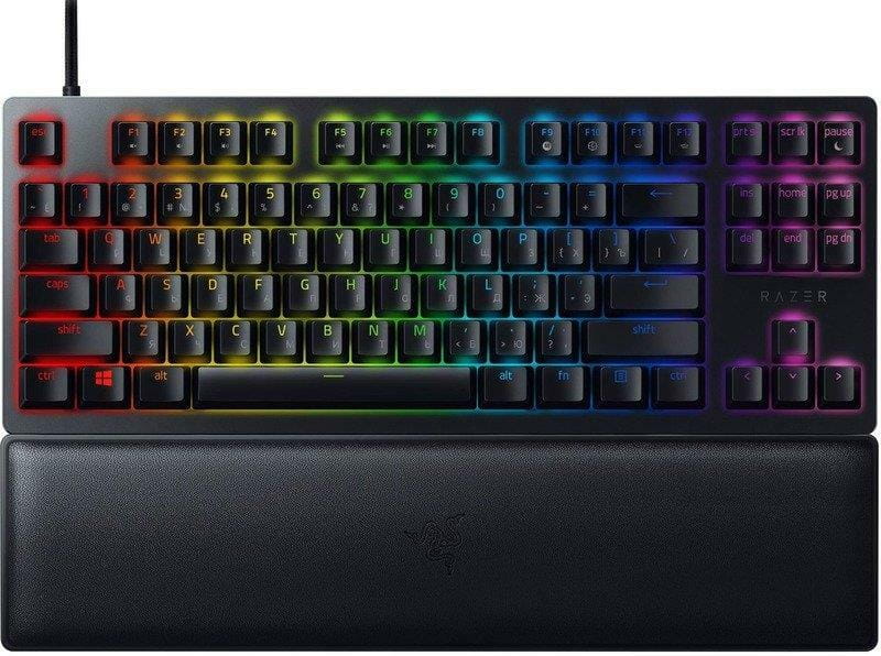 Клавиатура Razer Huntsman V2 TKL Purple Switch Black (RZ03-03941400-R3R1)