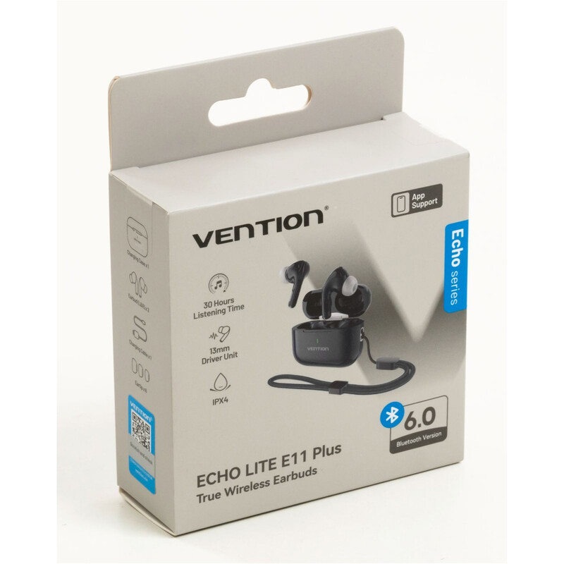 Bluetooth-гарнітура Vention Echo Lite E11 Plus Black (NBVB0-Plus)