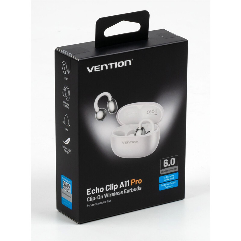 Bluetooth-гарнітура Vention Echo Clip A11 White (NBWW0-PH)