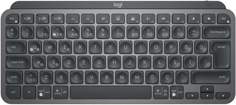 Клавиатура беспроводная Logitech MX Keys Mini Wireless Illuminated  (920-010501) Graphite Bluetooth