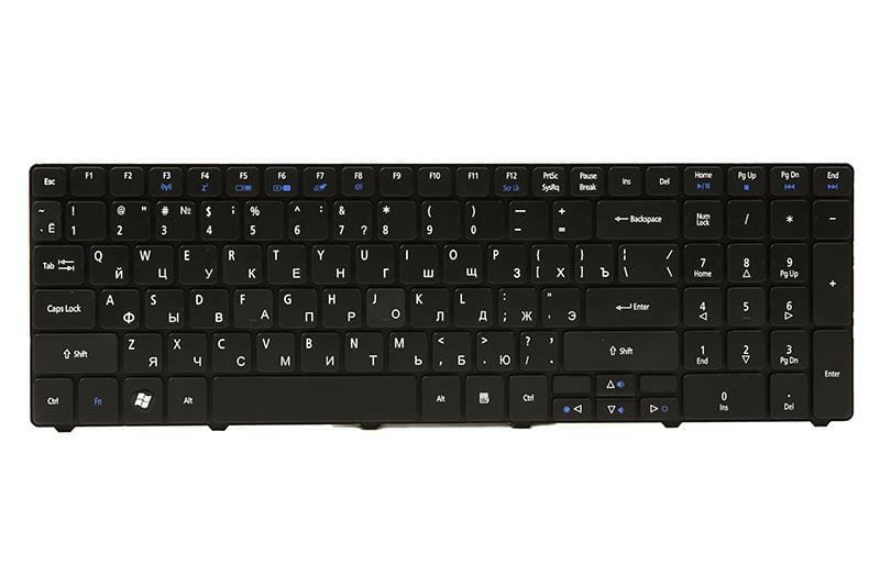 Клавиатура PowerPlant для ноутбука Acer Aspire 5810 черный, черный фрейм (KB311798)