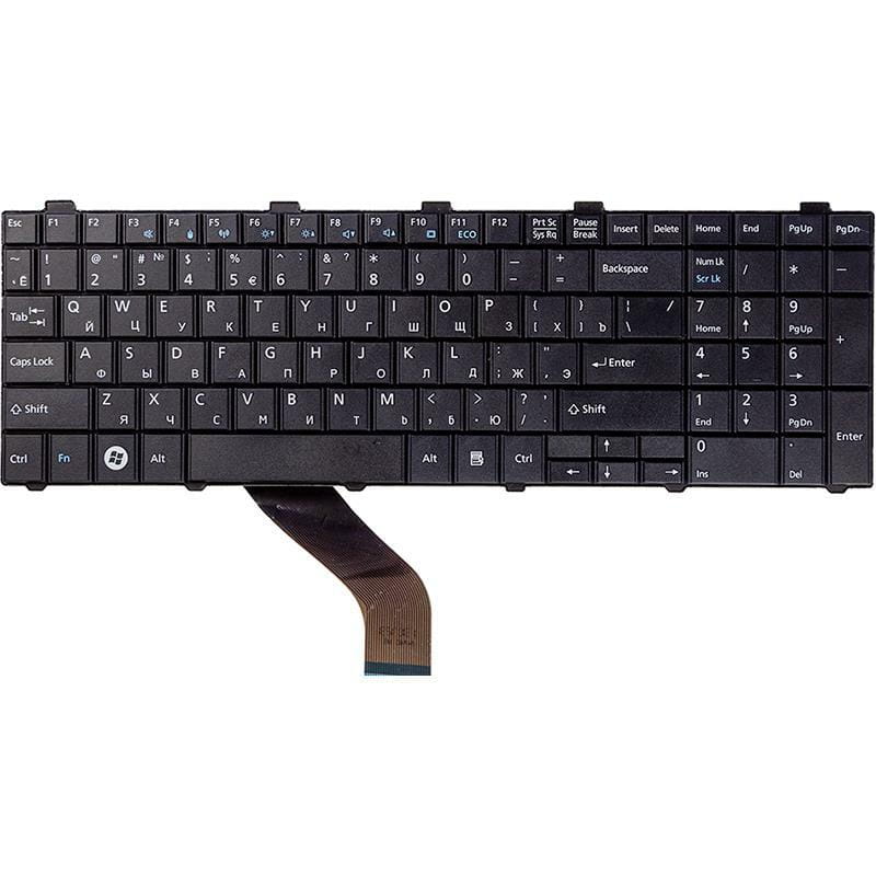 Клавиатура PowerPlant для ноутбука Fujitsu Lifebook AH530, NH751 черный (KB310778)