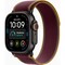 Фото - Смарт-годинник Apple Watch Ultra 4 GPS + Cellular 49mm Black Titanium Case with Burgundy Trail Loop - M/L (MJC44QI/A) | click.ua