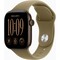 Фото - Смарт-часы Apple Watch Series 12 GPS 42mm Dark Bronze Aluminium Case with Olive Sport Band - S/M (MJEF4RK/A) | click.ua
