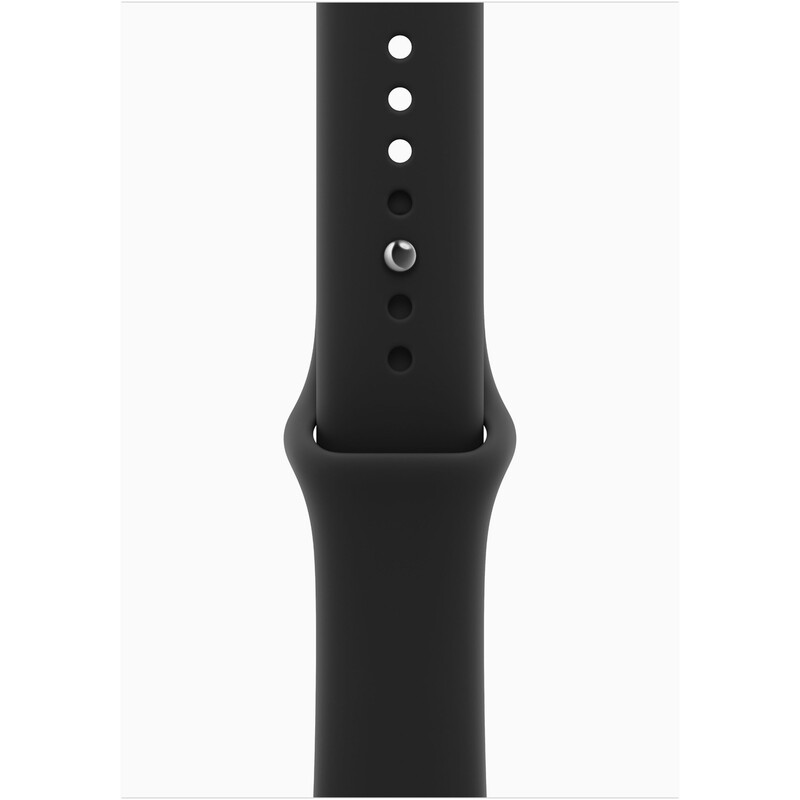Смарт-годинник Apple Watch Series 12 GPS 46mm Black Aluminium Case with Black Sport Band - M/L (MJEL4RK/A)