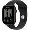 Фото - Смарт-годинник Apple Watch Series 12 GPS 46mm Black Aluminium Case with Black Sport Band - M/L (MJEL4RK/A) | click.ua