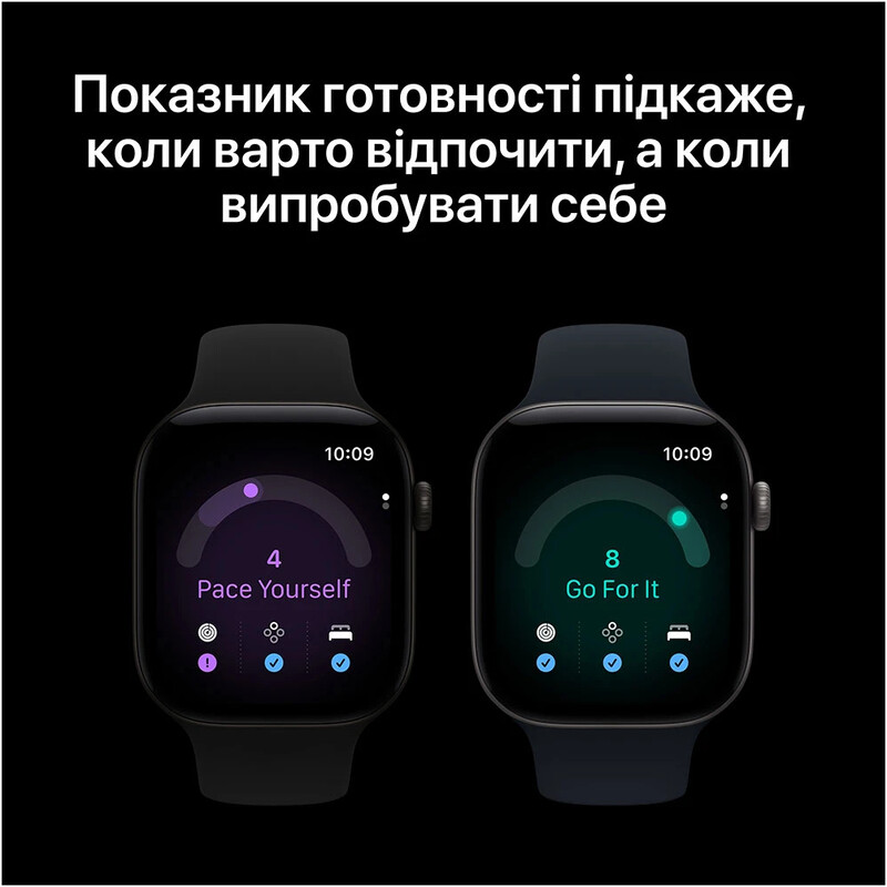 Смарт-часы Apple Watch Series 12 GPS + Cellular 46mm Space Grey Aluminium Case with Navy Blue Sport Band - M/L (MJG74RK/A)