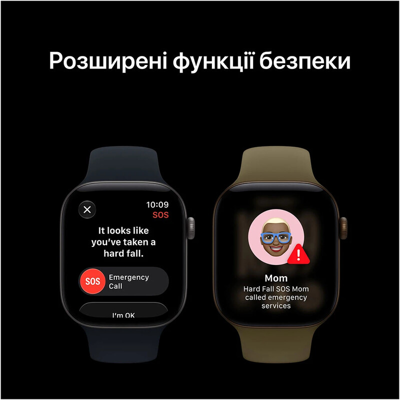 Смарт-часы Apple Watch Series 12 GPS + Cellular 46mm Space Grey Aluminium Case with Navy Blue Sport Band - M/L (MJG74RK/A)