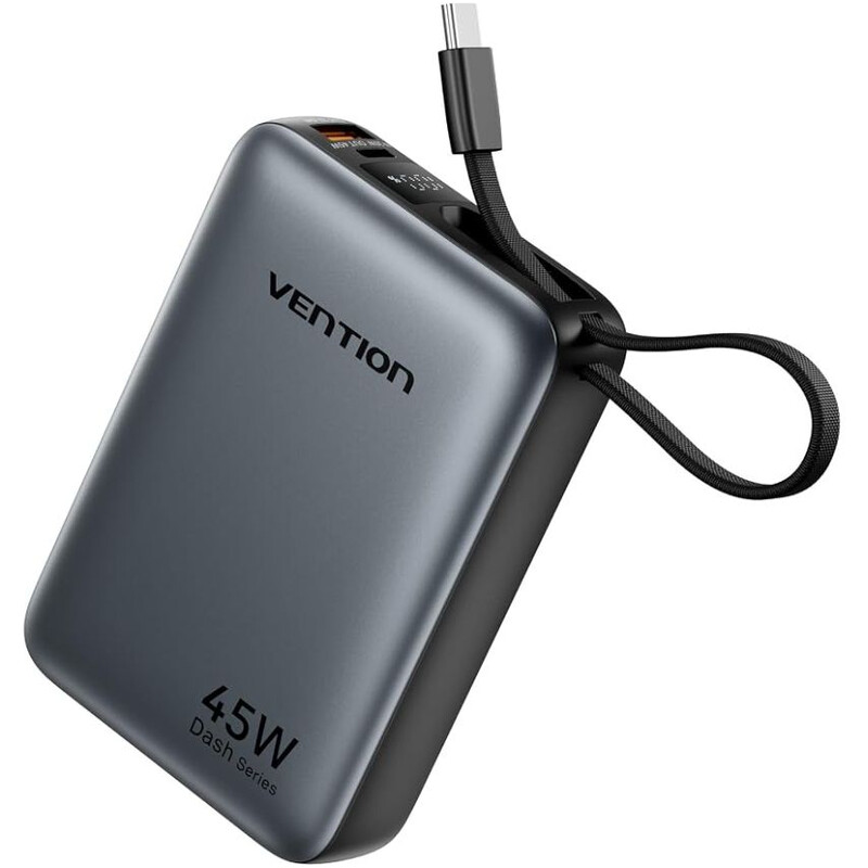 Универсальная мобильная батарея Vention 20000mAh 45W Gray (FHGH0)