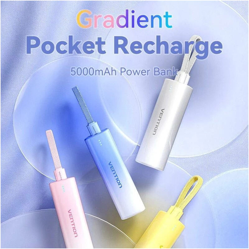 Универсальная мобильная батарея Vention 5000mAh 20W Gold (FHWJ0)