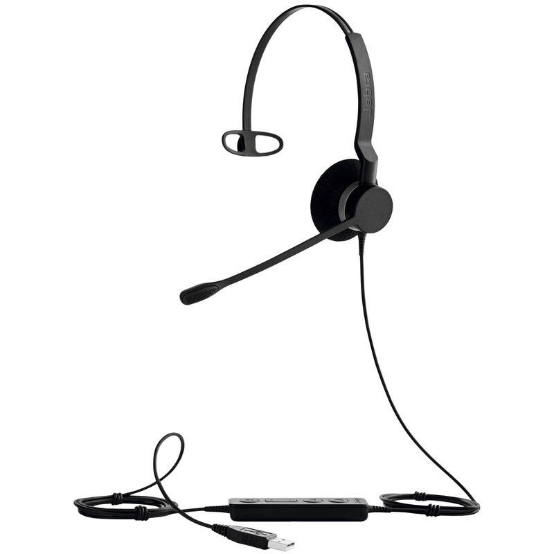 Гарнітура Jabra Biz 2300 Mono, USB, MS Black (2393-823-109)