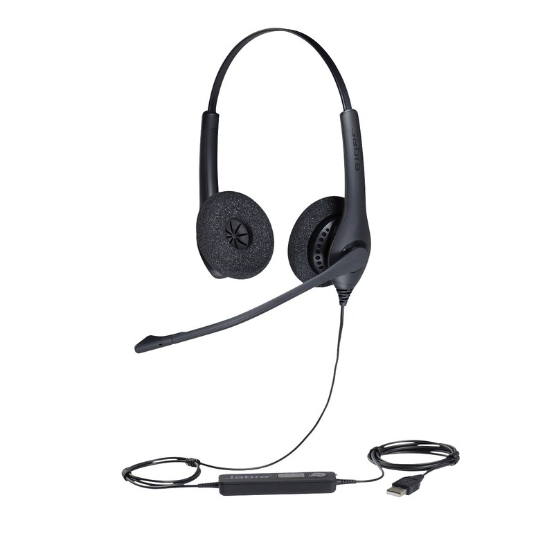 Гарнітура Jabra Biz 1500 Duo USB Black (1559-0159)