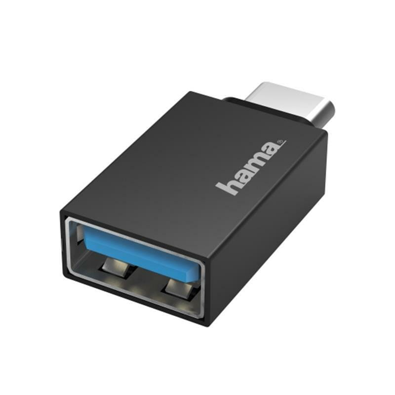 Адаптер Hama OTG USB Type-C - USB Black (00200311)