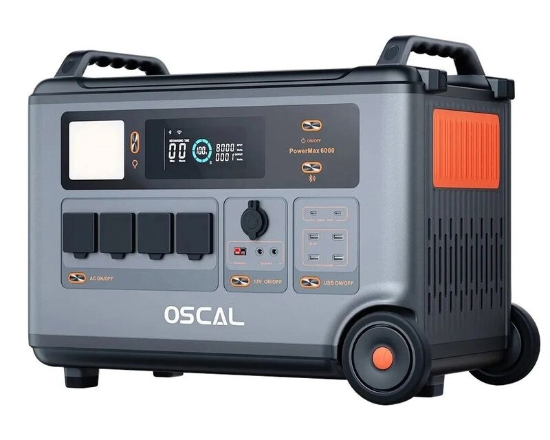 Зарядна станція Oscal PowerMax 6000