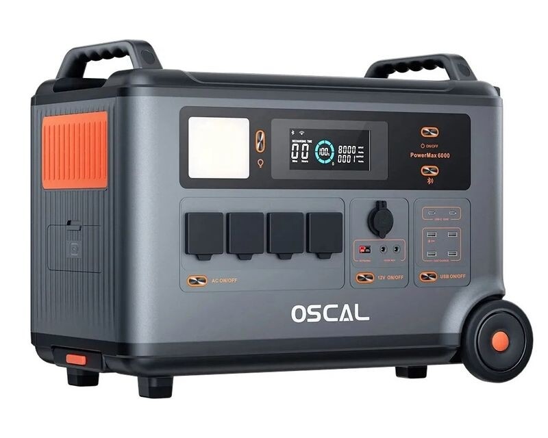 Зарядна станція Oscal PowerMax 6000