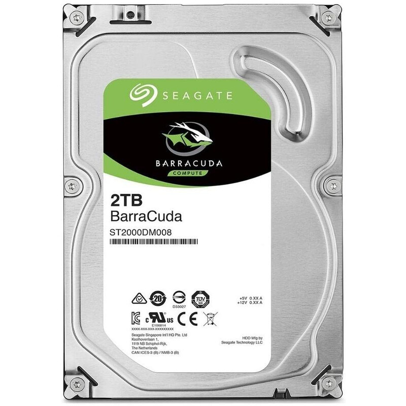 Накопитель HDD SATA 2.0TB Seagate BarraCuda 7200rpm 256MB (ST2000DM008)