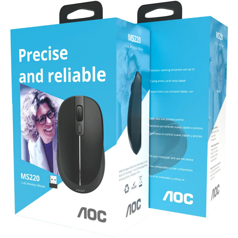 Миша бездротова AOC MS220B Black