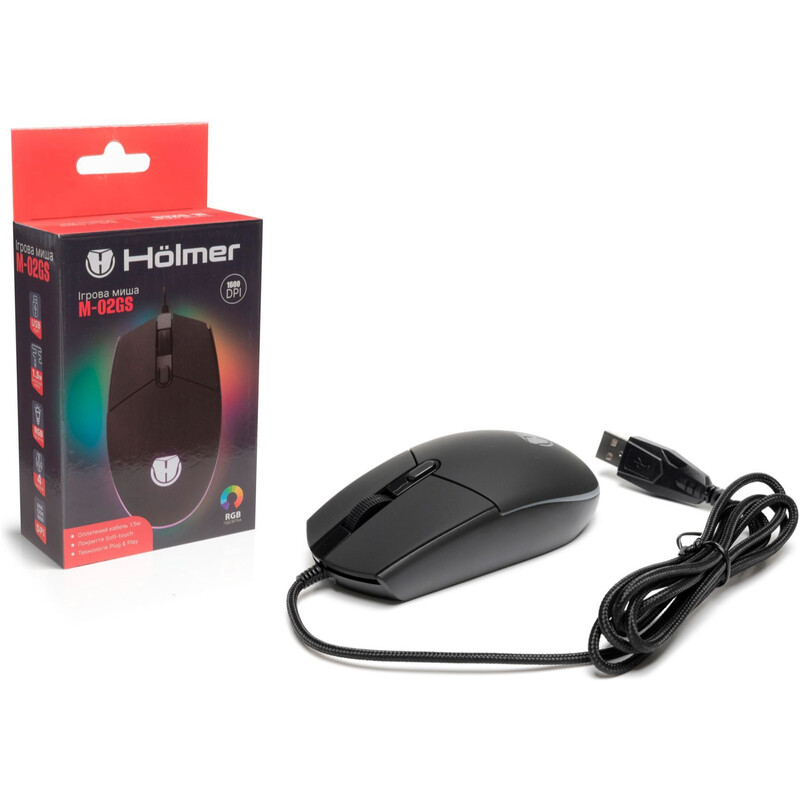 Мышь Holmer M-02GS Black