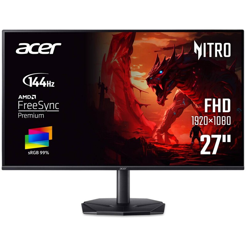 Монитор Acer 27" KG270P0bi (UM.HX0EE.047) VA Black 144Hz