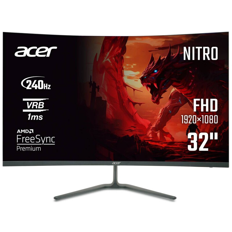 Монитор Acer 31.5" ED320QW0bmiipx (UM.JE0EE.005) VA Black 240Hz