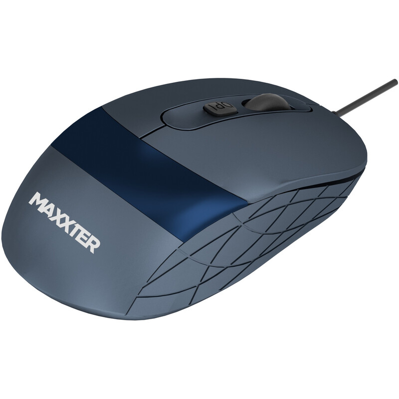 Миша Maxxter Mc-4B02-Bl Blue