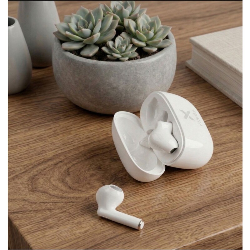 Bluetooth-гарнітура Vinga HBT065 White (HBT065WT)