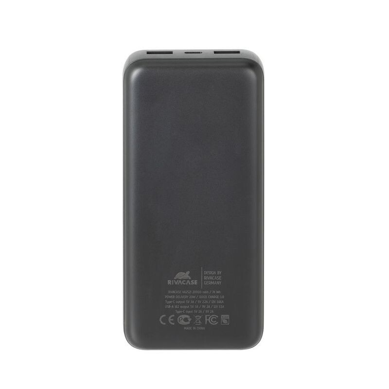 Универсальная мобильная батарея Rivacase Rivapower VA2521 20000 mAh Black