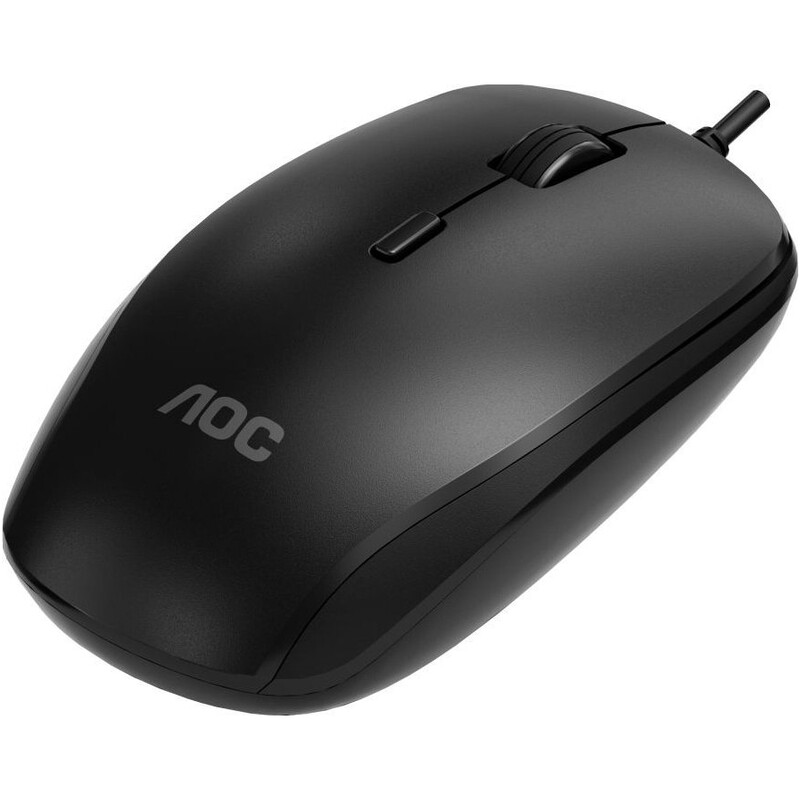 Комплект (клавиатура, мышь) AOC KM220B USB UA Black (KM220B/97)