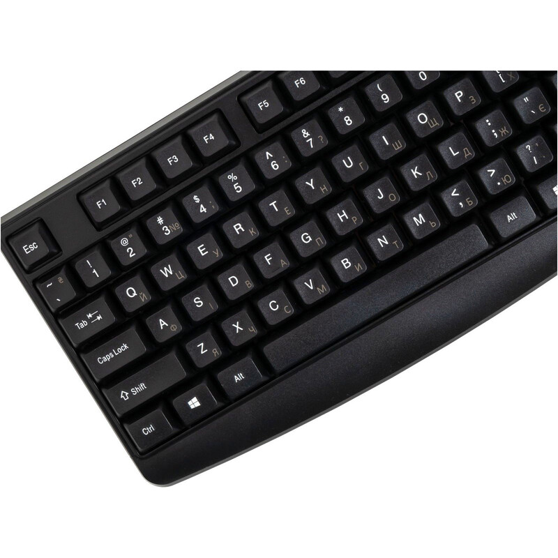 Комплект (клавиатура, мышь) AOC KM170B USB UA Black (KM170B/97)