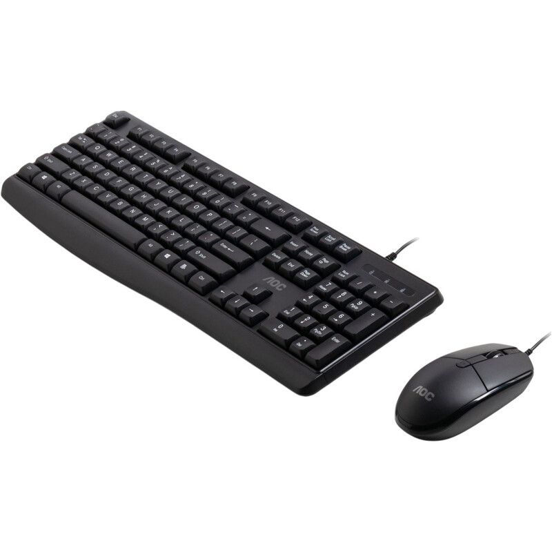 Комплект (клавиатура, мышь) AOC KM170B USB UA Black (KM170B/97)