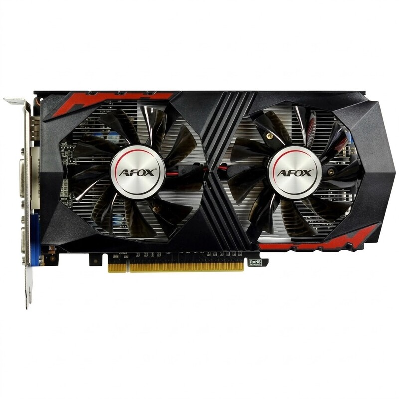 Відеокарта GF GTX750Ti 4GB GDDR5 Afox (AF750TI-4096D5H1-V2)