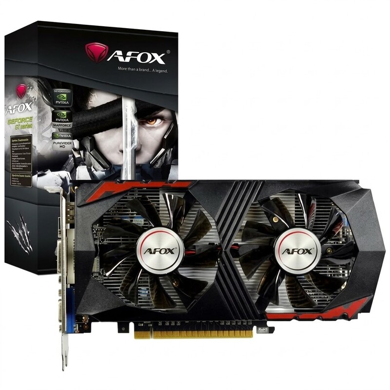 Відеокарта GF GTX750Ti 4GB GDDR5 Afox (AF750TI-4096D5H1-V2)
