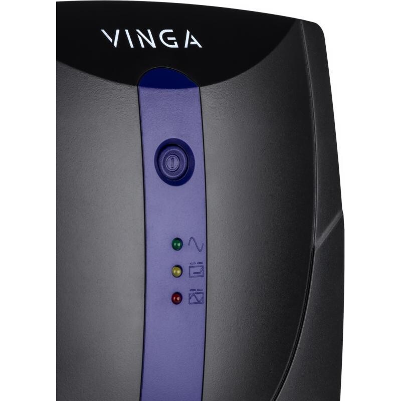 ИБП Vinga LED 800VA Plastic Case (VPE-800P)