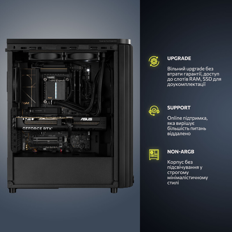 Комп`ютер ASGARD CREATOR ProArt RTX 5080 / Ryzen 7 9700X / DDR5 32GB / SSD 2TB (ASG-C-5080-9002)