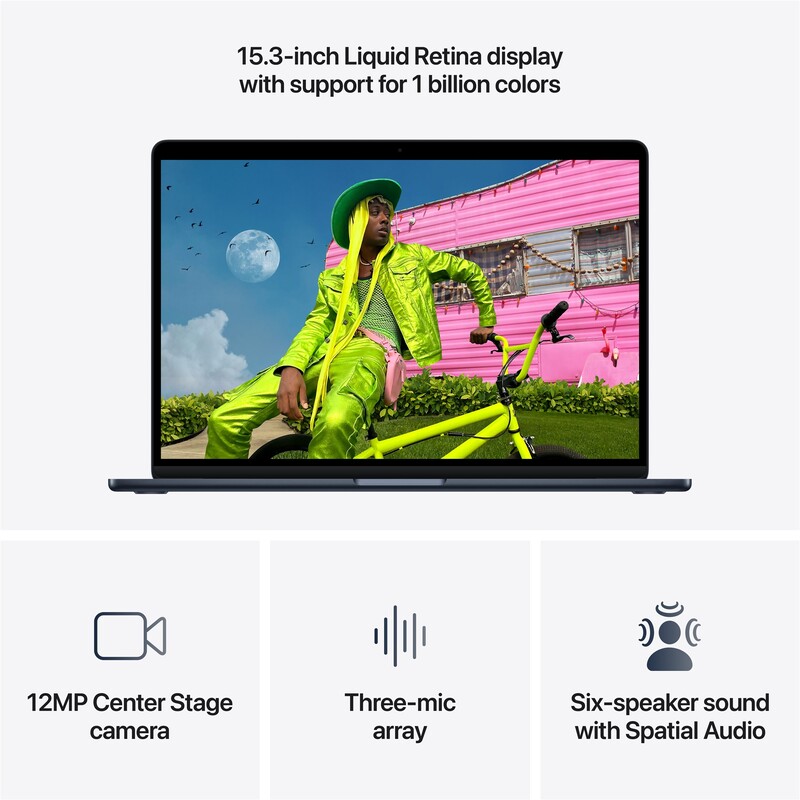 Ноутбук Apple MacBook Air 15.3" M5 16/512GB 2026 Silver (MDV94UA/A)